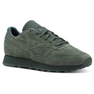 Reebok Classic Leather Turnschuhe Damen - Grün - DE 964-SNI